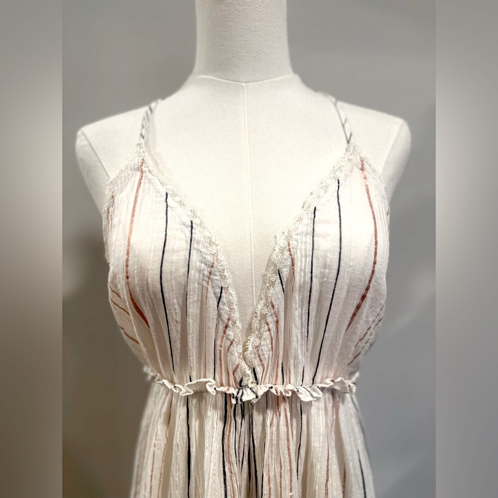 👙 NWT Surf Gypsy White Beach Dress Swim Cover up - M